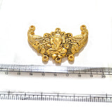 Sale Lot, Gold Plated Hasli Necklace Pendant Connector | Traditional Indian Jewelry Making Component | DIY Necklace Pendant | Sold Per Piece