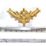 Sale Lot, Gold Plated Hasli Necklace Pendant Connector | Traditional Indian Jewelry Making Component | DIY Necklace Pendant | Sold Per Piece