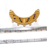 Sale Lot, Gold Plated Hasli Necklace Pendant Connector | Traditional Indian Jewelry Making Component | DIY Necklace Pendant | Sold Per Piece