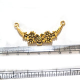 Sale Lot, Gold Plated Hasli Necklace Pendant Connector | Traditional Indian Jewelry Making Component | DIY Necklace Pendant | Sold Per Piece