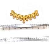 Sale Lot, Gold Plated Hasli Necklace Pendant Connector | Traditional Indian Jewelry Making Component | DIY Necklace Pendant | Sold Per Piece
