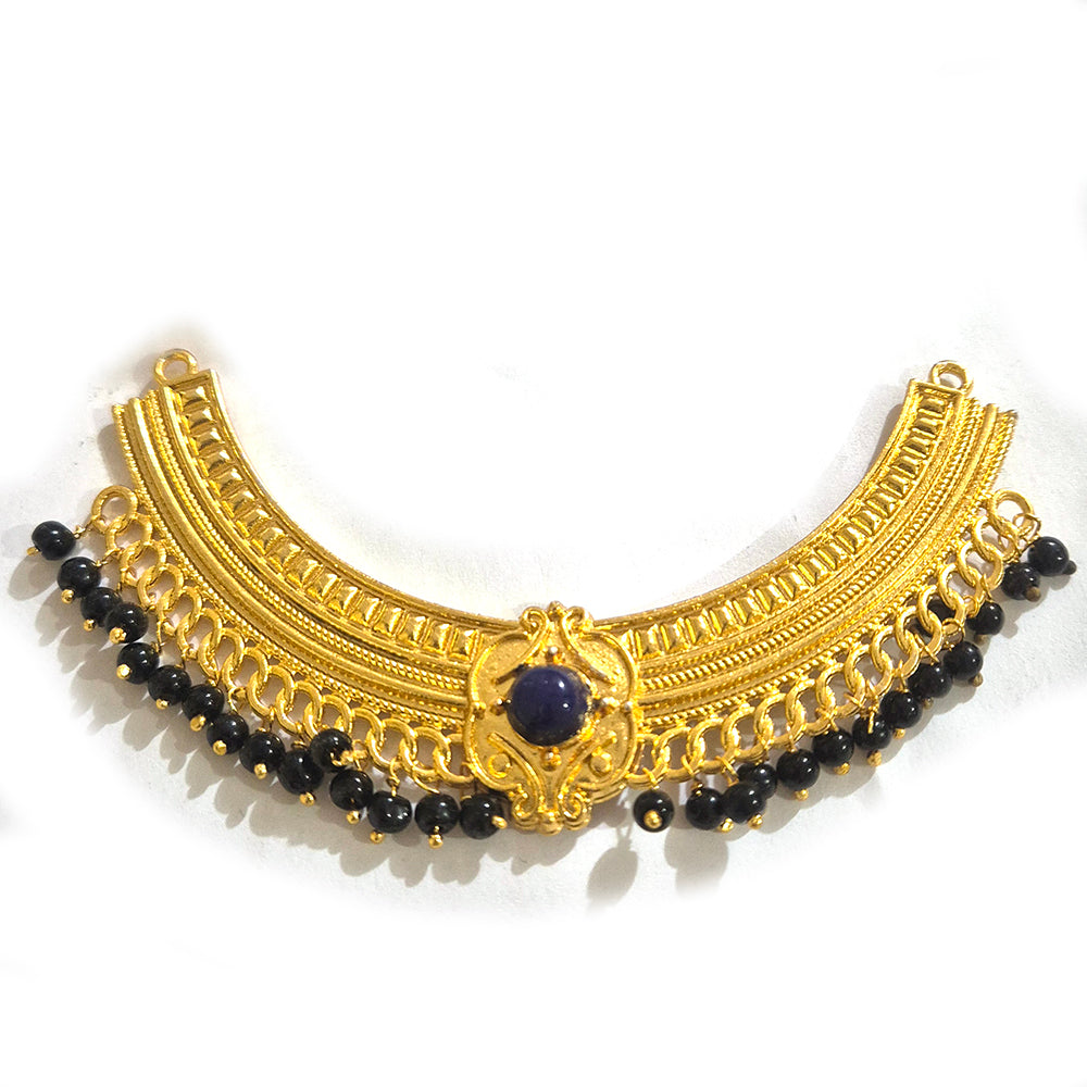 Sale Lot, Gold Plated Hasli Necklace Pendant Connector | Traditional Indian Jewelry Making Component | DIY Necklace Pendant | Sold Per Piece