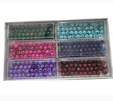 Jewelry making Glass beads dyed  6 colors  in box packing 10mm sizes