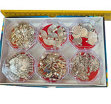 Jewelry making component findings 6 designs in box packing