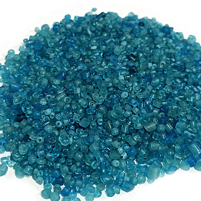 200 GRAMS PKG. VINTAGE Turquoise COLORED SEED BEAD LOOSE/STRING MOROCCAN BEADS BERBER TRIBE ETHNIC BEADS SIZE 2~4MM