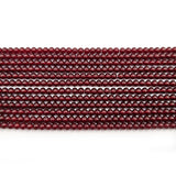 3mm Red Glass Beads, Made in India Beads Sale Lot, Unbeatable price (APPROX 180~185 BEADS/STRAND)