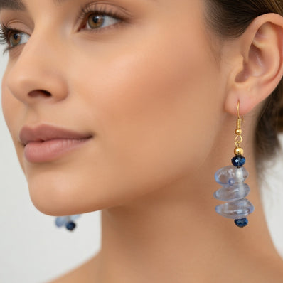 1 PAIRS PACK Glass beads Fashion Earrings Made in India Beads Sale Lot, Unbeatable price