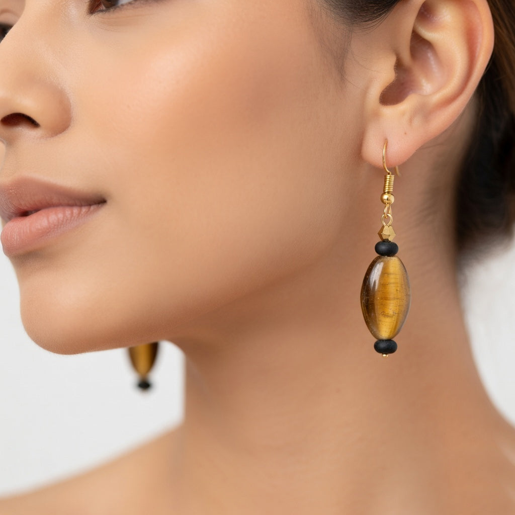 1 PAIRS PACK Glass beads Fashion Earrings Made in India Beads Sale Lot, Unbeatable price