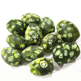 10pcs large size oval beads fancy vintage matt, hole size about 3~4mm