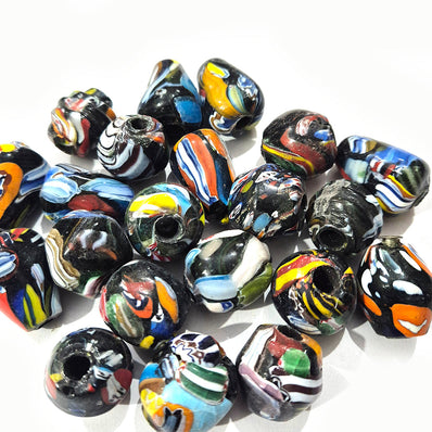 20pcs large size beads, vintage , hole size about 3~4mm