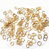 100grams jump ring economy quality golden color 8mm