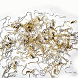 200pcs mix earring hook random mix silver, antiqued, gold etc