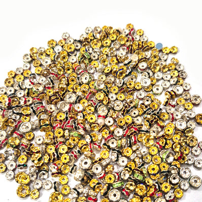 500pcs Spacer chakri multi mix small size