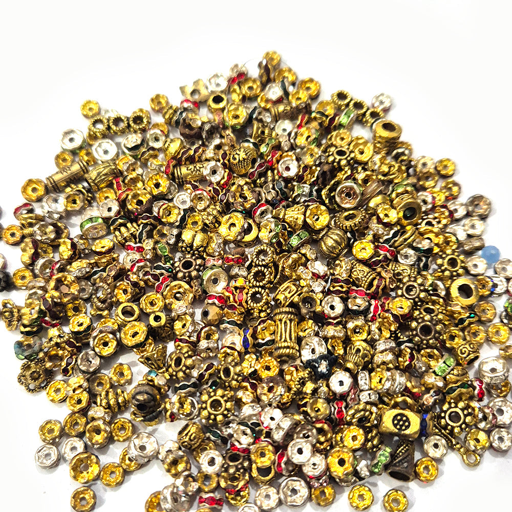 500pcs Spacer chakri multi mix small size