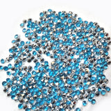 1000pcs Pointed Acrylic stone, size approx 3mm Blue color