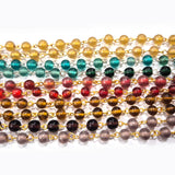 10 lines, each line approx 18 inches long, random mix color, link chain