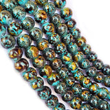 PER LINE, 8MM SIZE JADE REPLICA FINE QUALITY OF GLASS BEADS FOR JEWELRY MAKING, APPROX 48~51 BEADS