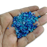 SALE !!! 100 GRAMS PACK, SHADE OF Blue, GLASS SEED BEADS