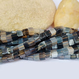 Sulemani Hakik Natural Gemstone Semi Precious Beads in 5mm Size Cube Shape Approximately 90 Beads in String