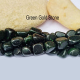 Green Goldstone Natural Gemstone Semi Precious Beads Size approx 7~9mm Tumble Shape  Approximately 49 Beads in String