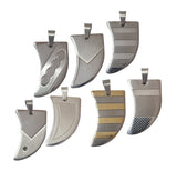 Life time Guaranteed Stainless Steel  Locket Pendants, High Quality, Sold Per 3 Pcs Random Mix Pack, Daggar pendants,