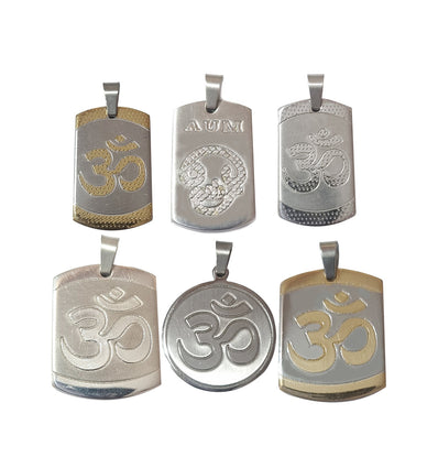 Life time Guaranteed Stainless Steel  Locket Pendants, High Quality, Sold Per 3 Pcs Random Mix Pack, OM pendants