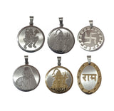 Life time Guaranteed Stainless Steel  Locket Pendants, High Quality, Sold Per 3 Pcs Random Mix Pack, Religious pendants