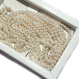 1 LINE PACK' SWAROSKI GLASS PEARLS 4 MM