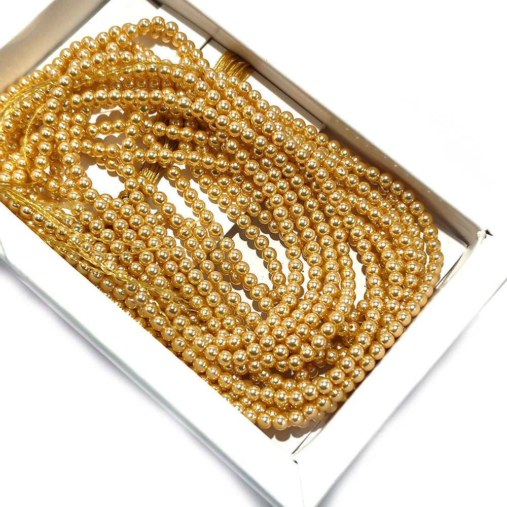 1 LINE PACK' SWAROSKI GLASS PEARLS 3 MM