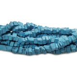 5 String, 31~32 inches long, Synthetic Turquoise Howlite beads size about 5~6mm, about 1500 pcs beads