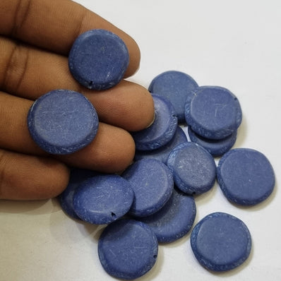 Synthetic Howlite beads size about  20mm 27 Beads