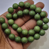 Synthetic Howlite beads size about  12mm 34 Beads