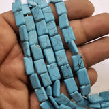 Synthetic Howlite beads size about 8x12mm About  150 Beads