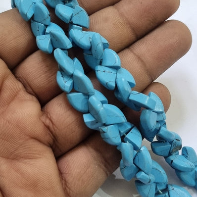 Synthetic Howlite beads size about 7x10mm About  150 Beads