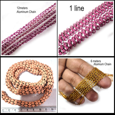 Alumium chain Jewelry making findings and chain Sale lot