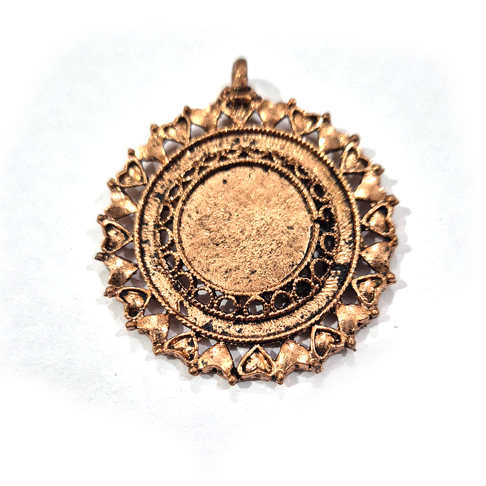 4pcs,Copper plated pendants for jewelry making antiqued