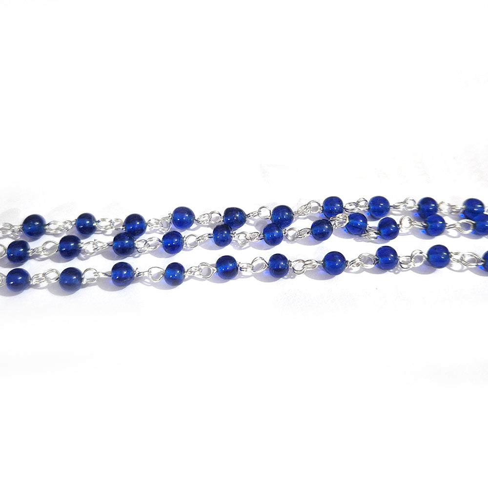 Per Meter pkg. Beaded 4mm chain