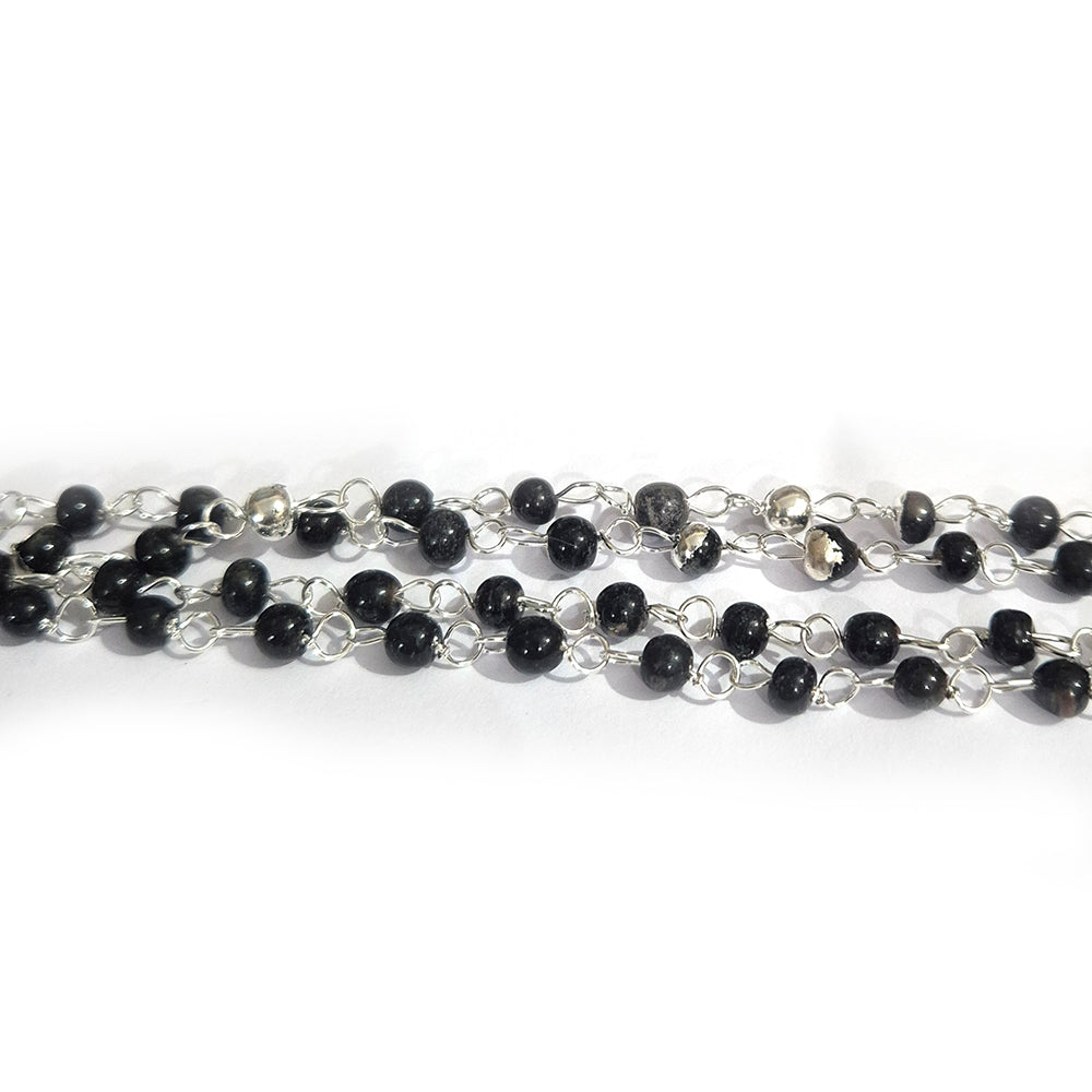 Per Meter pkg. Beaded 4mm chain