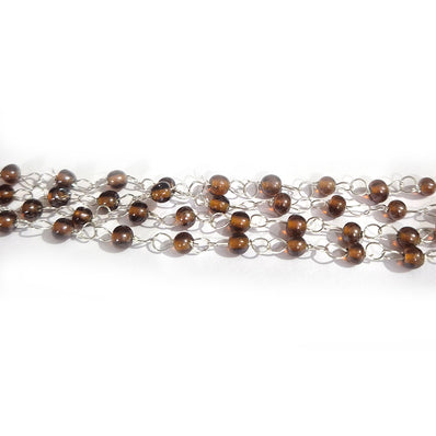 Per Meter pkg. Beaded 4mm chain