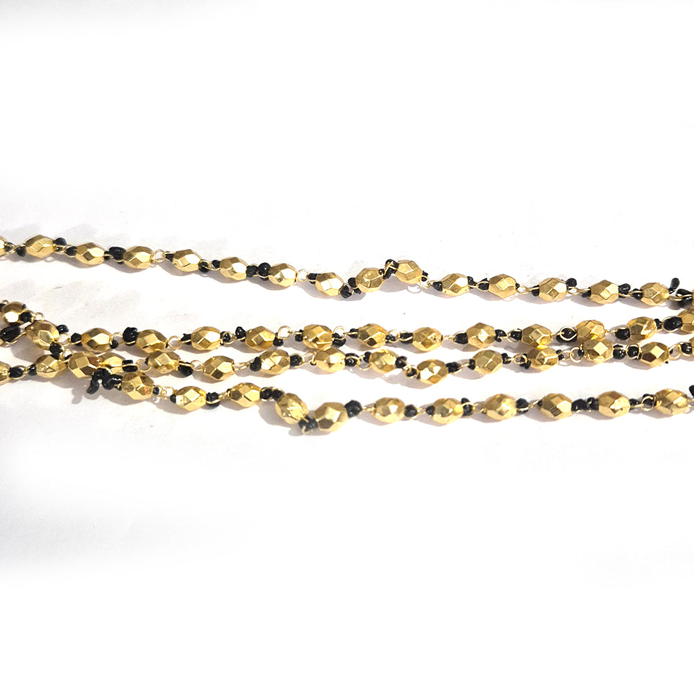 2 Meters Acrylic beaded  chain