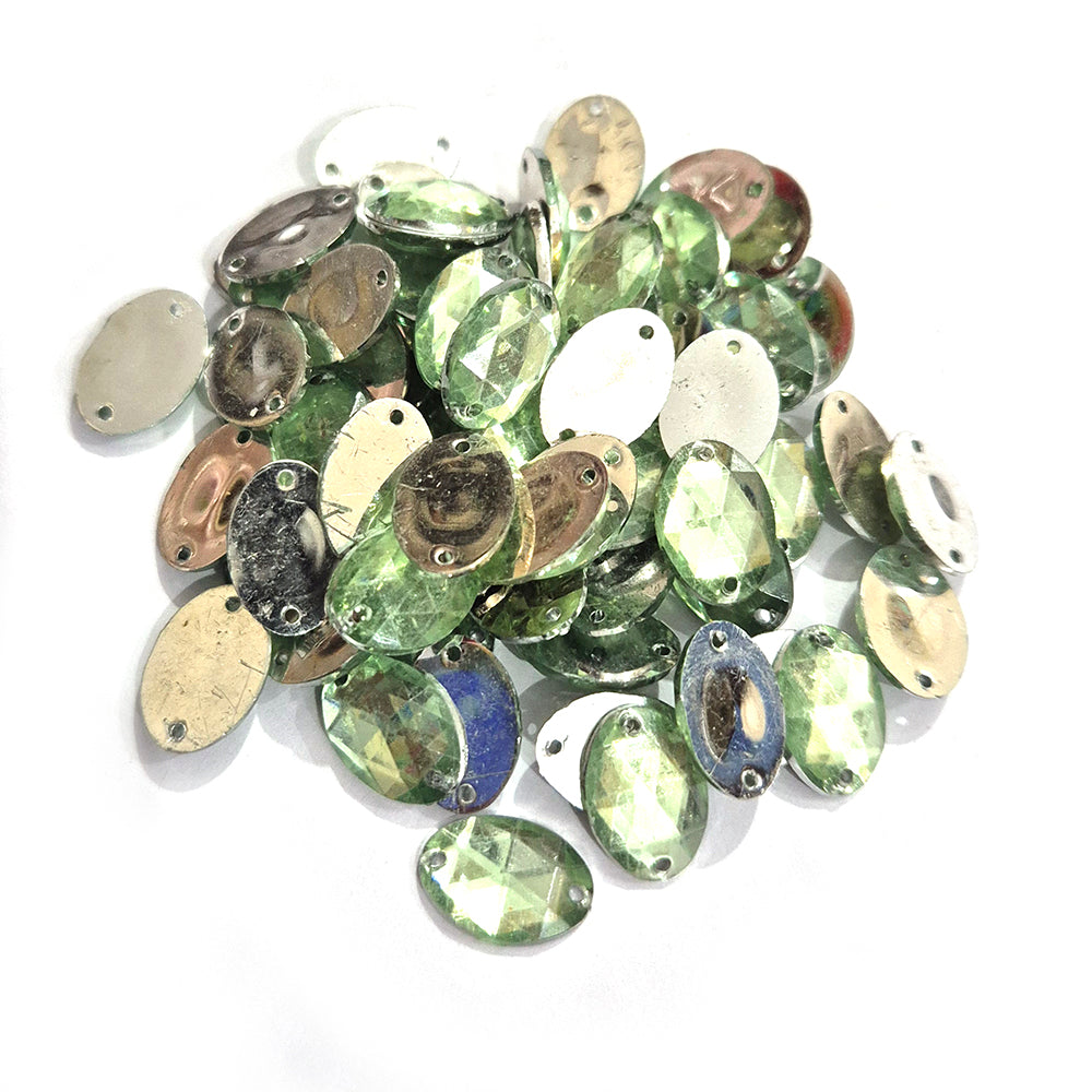 50 grams Dual hole rhinestone acrylic base for art and crafs