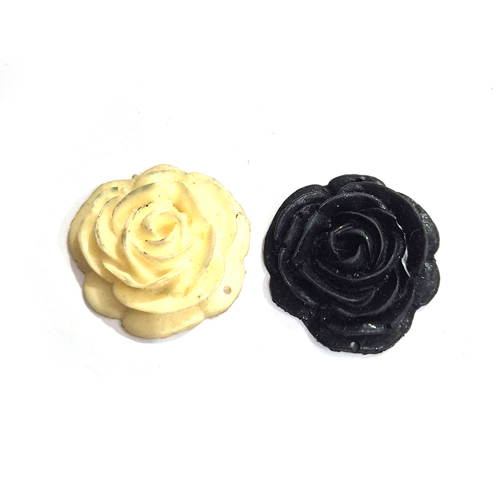 6pcs Resin  Flower  pendant