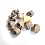 50pcs, Skul resin beads