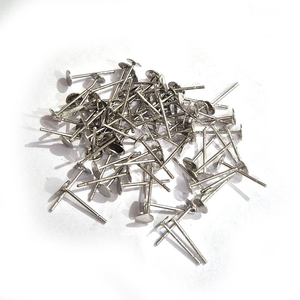 100pcs ear back stainless steel earring making findings