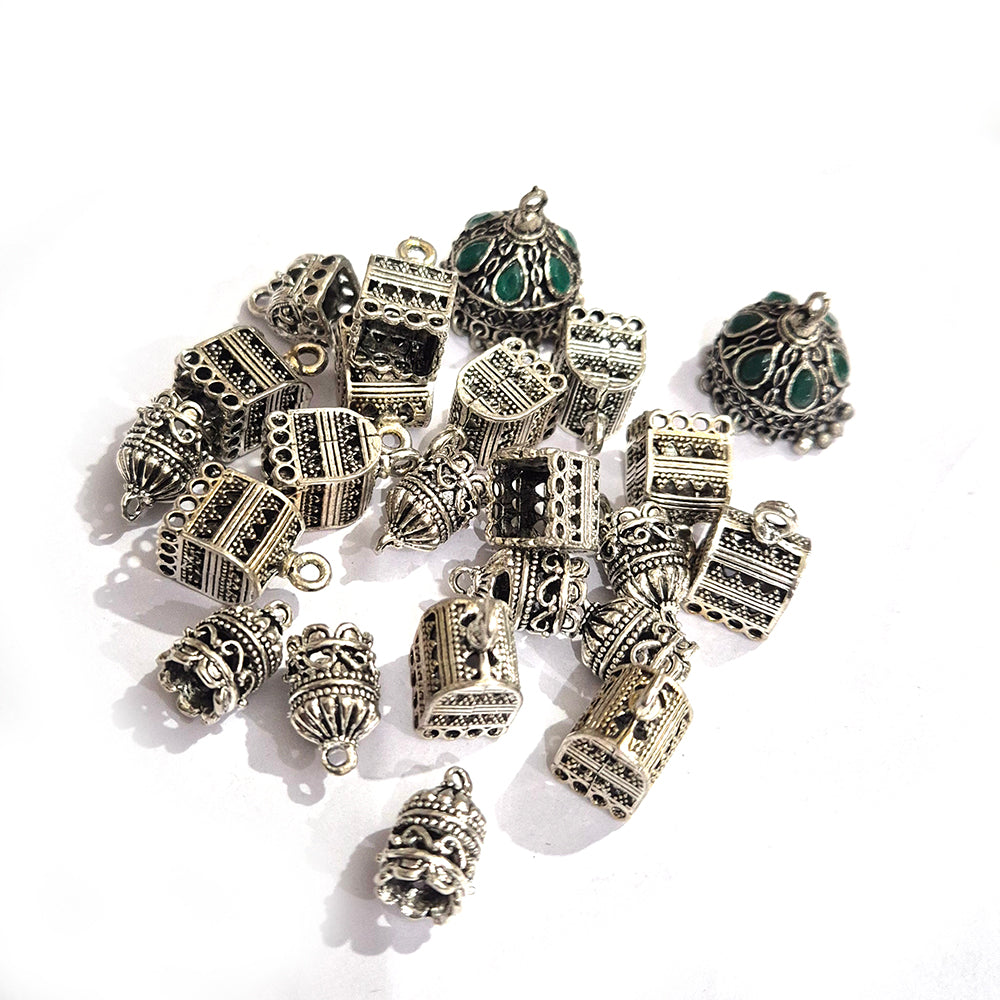 22pcs Yellow Mushroom beads