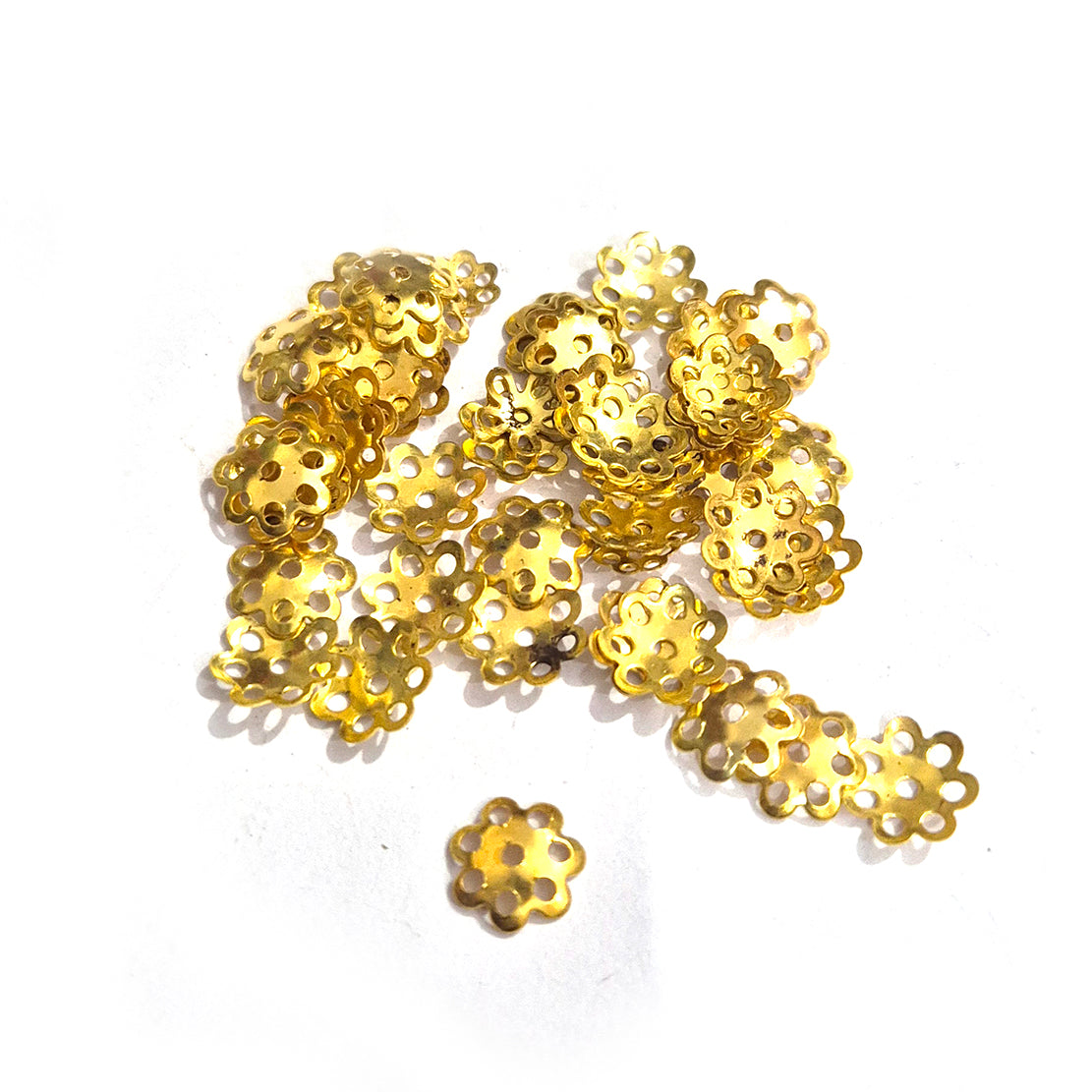 200pcs bead caps 8mm size