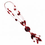 1 pcs red necklace