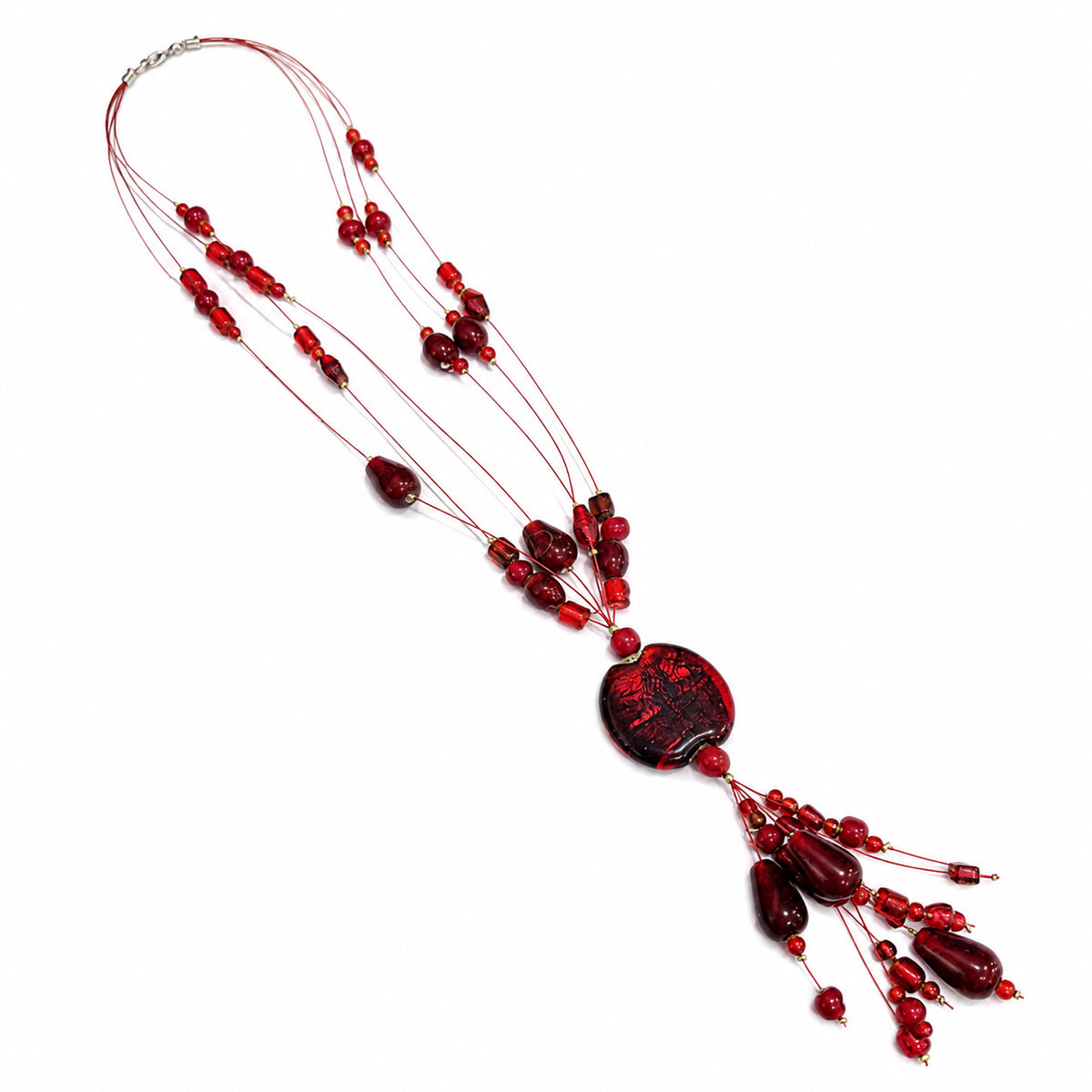 1 pcs red necklace