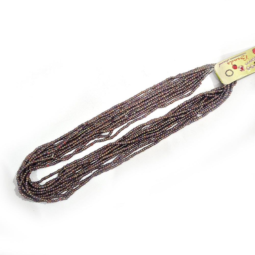 10line 2mm 11/0 glass seed beads string