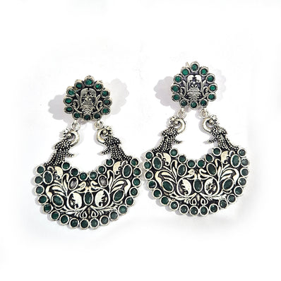 Oxidized earring